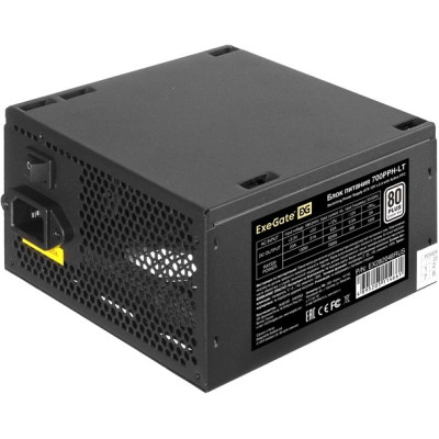 Блок питания 700W EXEGATE 80 PLUS® 700PPH-LT-S-OEM