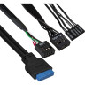 Корпус Minitower EXEGATE BAA-105U2-01-AAA400 EX291146RUS
