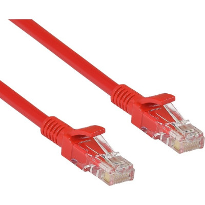 Патч-корд EXEGATE UTP-RJ45-RJ45-5E-0,3M-RD