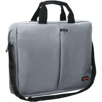 Сумка EXEGATE OFFICE F1590 GREY, серая, полиэстер, для ноутбуков до 15.6